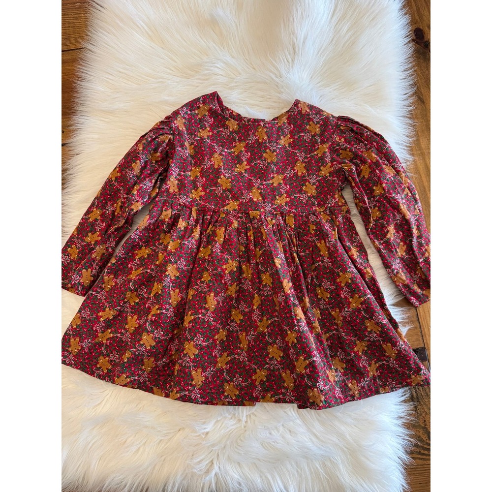 Gingerbread print top 2t‎ fit